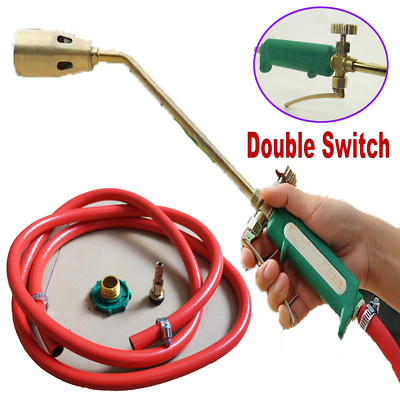 Portable Ignition Blow Torch Flame Gun Liquefied Gas Butane Burner Welding Tube