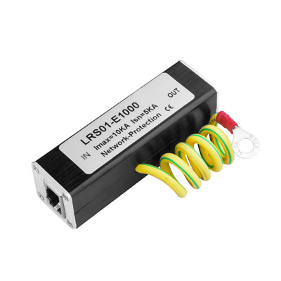 2pc 1000M / 1000M POE Ethernet Surge Protector RJ45 LAN NET Thunder Arrestor SPD