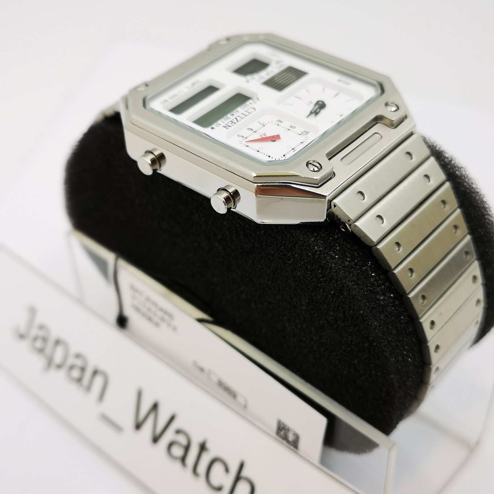 Pre-owned Citizen Collection Record Label Thermo Sensor Jg2120-65a Unisex Watch In Box