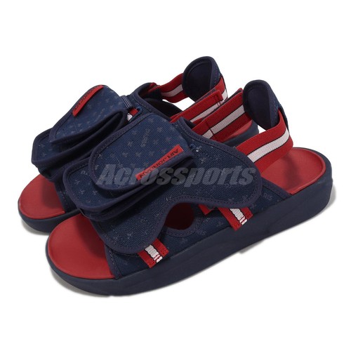 

Мужские сандалии Nike Paris Saint-Germain x Jordan LS Slide PSG Navy Red DJ2992-400, Серый, Jordan Ls Slide Psg