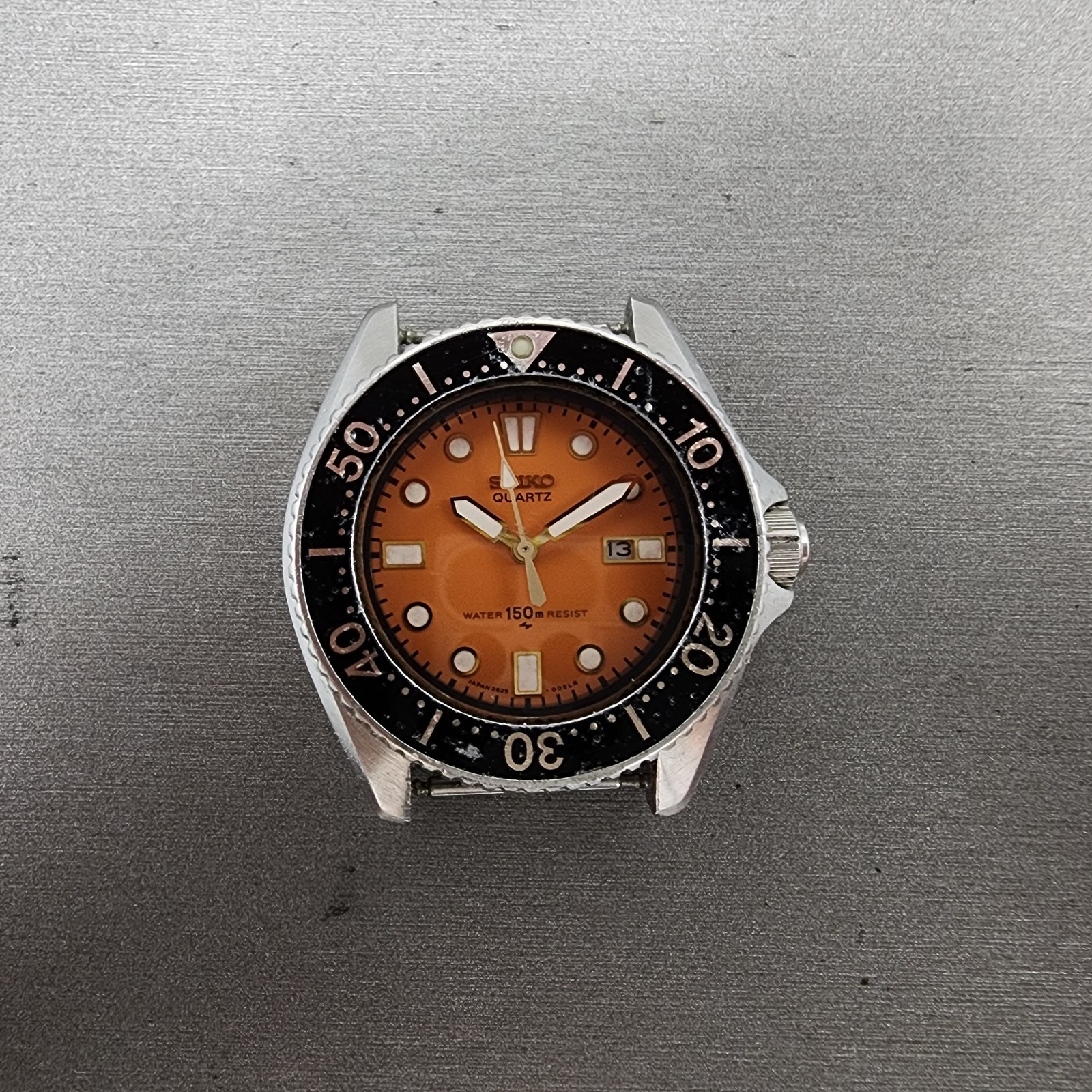 SEIKO Diver's 150m 2625-0010 ε EXCELLENT+5] SEIKO 2625-0010 150M Diver's Quartz Orange Dial