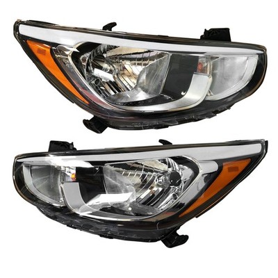 For 2015 2016 2017 Hyundai Accent Headlight Assembly Driver Passenger Left Right