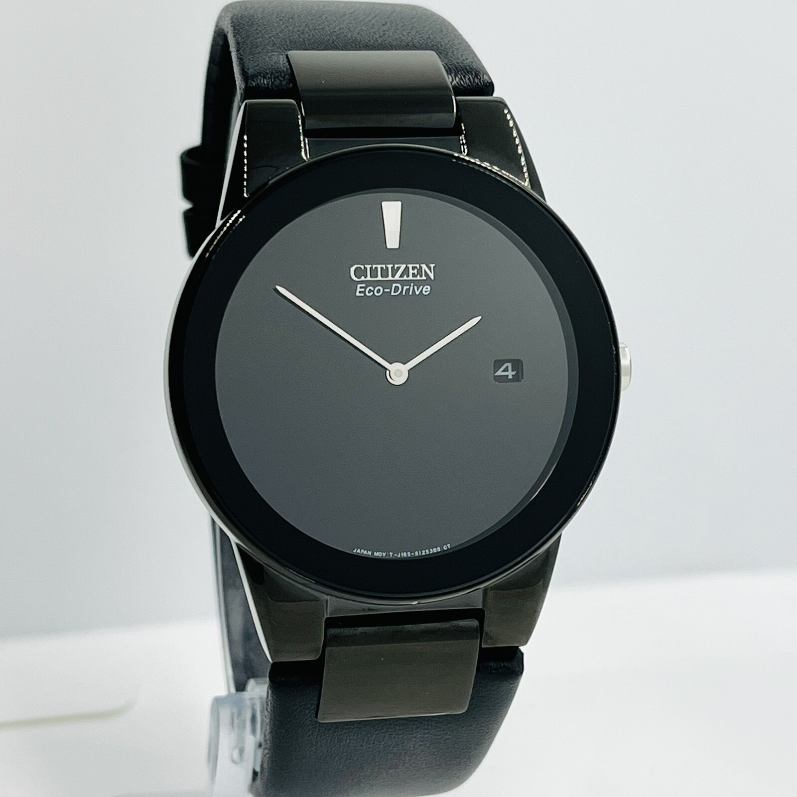 Citizen Men’s AU1065-58E Eco-Drive Axiom Black 40mm Stainless Black Dial Watch