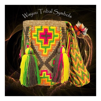 Crocheted Wayuu ''Festival  Mochila Cross-body Bag Wearable Art Tribal Art