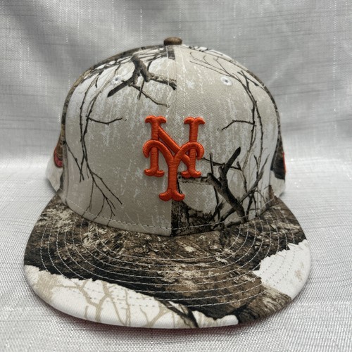 New York Mets New Era 59Fifty Fitted Real Tree Hat New 7 1/4