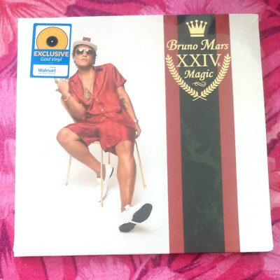 Bruno Mars- 24 K Magic LP           Gold Vinyl        ***New/Sealed***