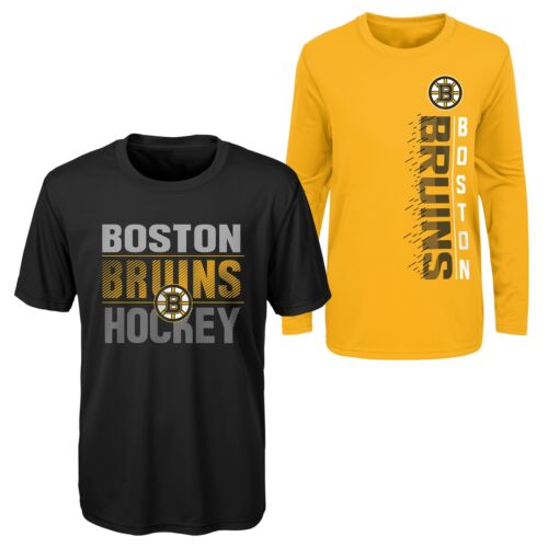 Outerstuff Boston Bruins NHL Boys Youth (8-20) Stated Full Zip
