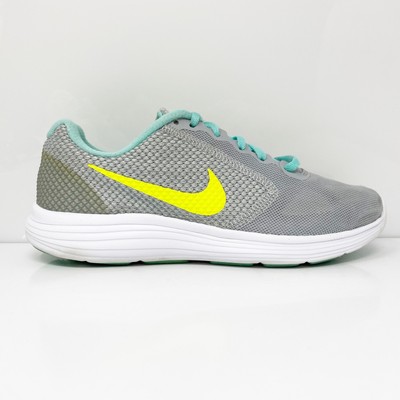 Nike Womens Revolution 3 819303-005 Серые кроссовки для бега Размер 7,5