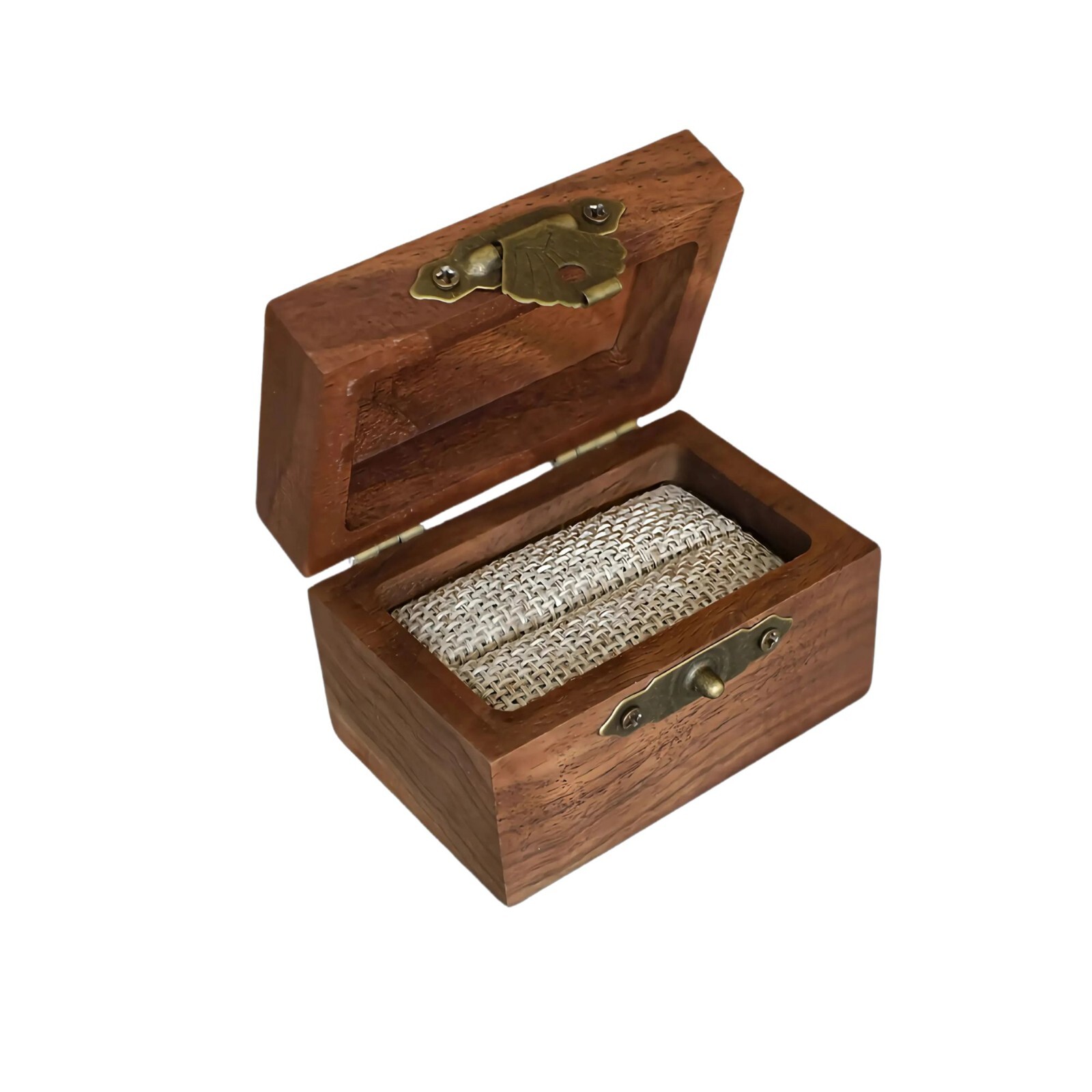 Eco-Friendly Moss Agate Men's Hammered Tungsten Wedding Ring Comfort Fit - 8mm