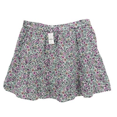NWT J CREW Factory Tiered Mini Skirt Season 2025 Fit Flare Floral Lined MEDIUM