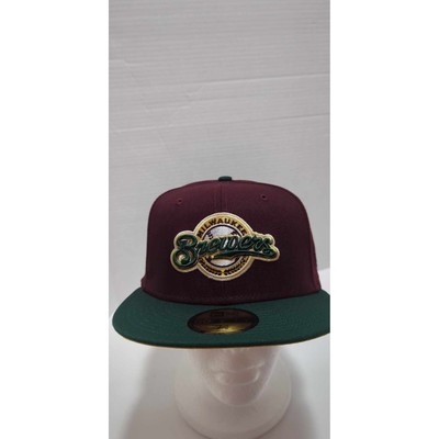 New Era Milwaukee Brewers Outdoor 59FIFTY Fitted Hat County Stadium Patch 7 1/2