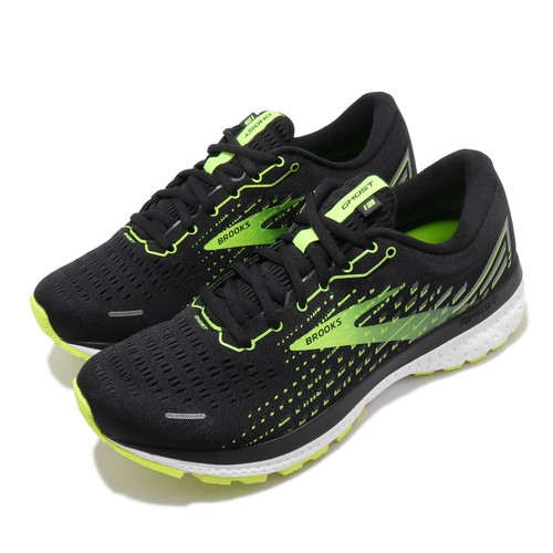 

Мужские шоссейные кроссовки Brooks Ghost 13 2E Wide Black Yellow White 1103482E-039, Черный, Ghost 13 2e Wide