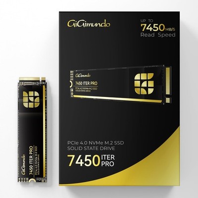 GiGimundo 7450 ITERPRO 2TB M.2 SSD, NVMe 2.0 2280 PCIe Gen4×4 Ultra High (U8K)