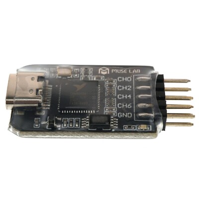 NanoDLA Logic Analyzer v1.3, USB TYPE-C, 8-Channels x 24Mhz Max Sample Rate