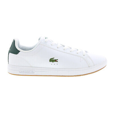 Lacoste Graduate Pro 222 1 Mens White Leather Lifestyle Sneakers Shoes