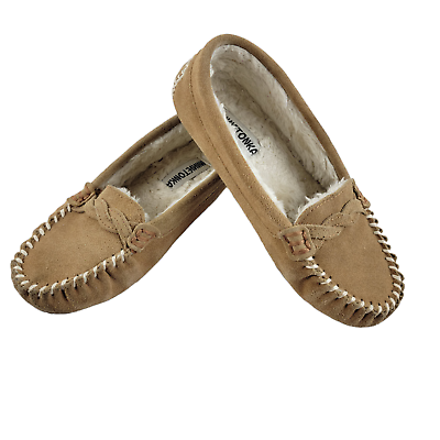 Minnetonka fleece lined best sale moccasins