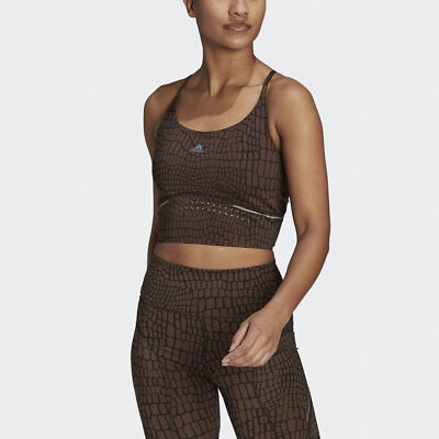 

Укороченная майка adidas HIIT 45 Seconds Croco, женская