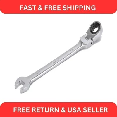 Titan 12903 3/8-Inch 12 Point 72 Tooth Flex Head Ratcheting Combination Wrenc...