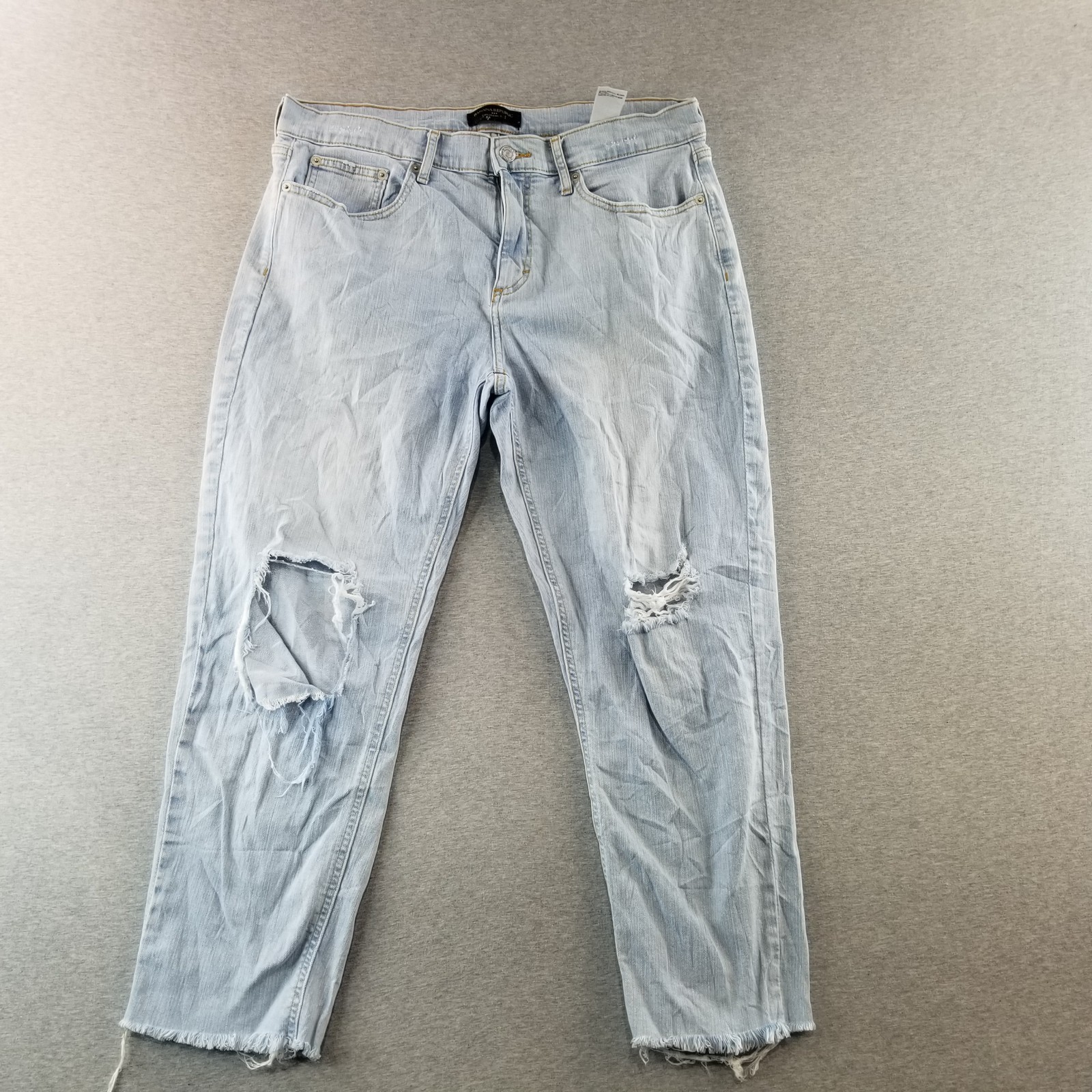 Banana Republic Jeans Women's Sz 30/10 VTG Girlfriend Jean Light Wash Normcore