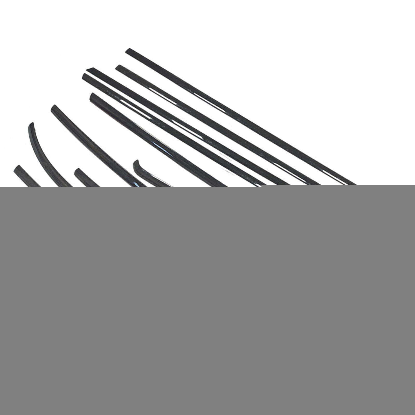 Window Strip Weatherstrip Seal Belt Trim For Mini Cooper F54 4 Door Chrome Black