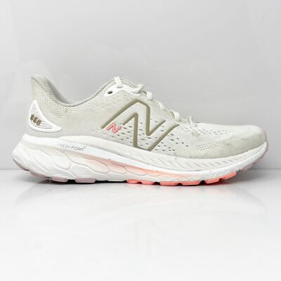 

New Balance унисекс FF X 860 V13 W860L13 белые кроссовки кроссовки M 7 W 8.5 D, Белый, Fresh Foam X 860 V13