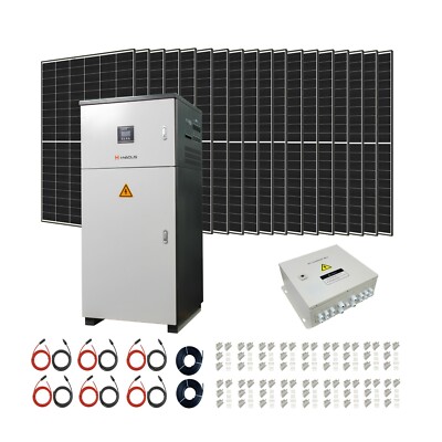 Complete kits 6KW off-grid solar power station 19.2 KWh Battery Storage 5.5KW PV