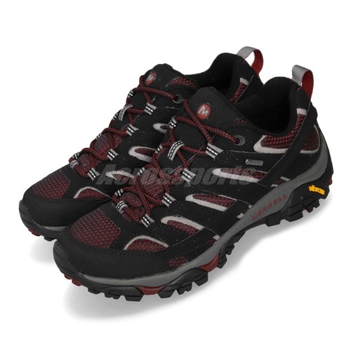

Мужские походные кроссовки Merrell Moab 2 GTX Gore-Tex Black Syrah Vibram J49005, Черный, Moab 2 Gtx