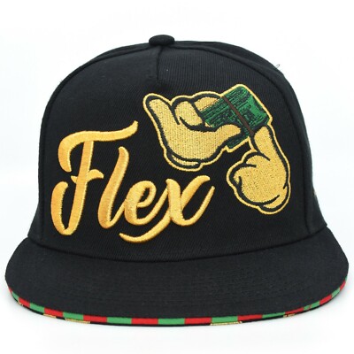Flex Money Legend New Kings Choice Adjustable Era Black Snapback Hat Cap