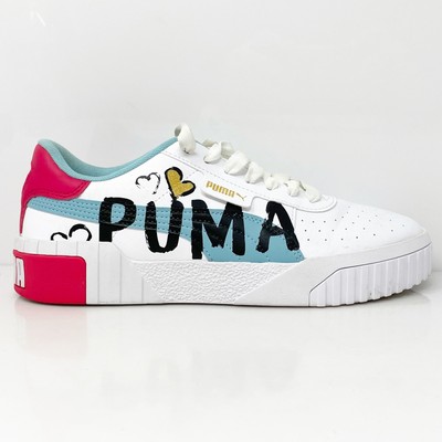 

Кроссовки Puma Girls Cali Novelty 373038-01 Белая Повседневная Обувь Размер 7C, Белый, Cali Novelty