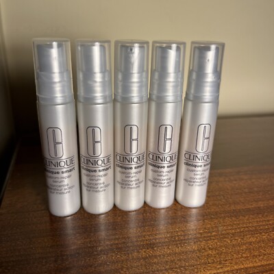 Clinique Smart Custom Repair Serum .34oz / 10ml Lot of 5