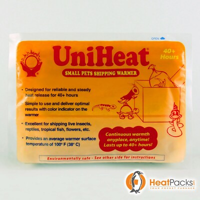 UNIHEAT 40 HR (40 Pieces) SHIPPING WARMER: FRESH HEAT PACKS, LASTS 40 HOURS!  