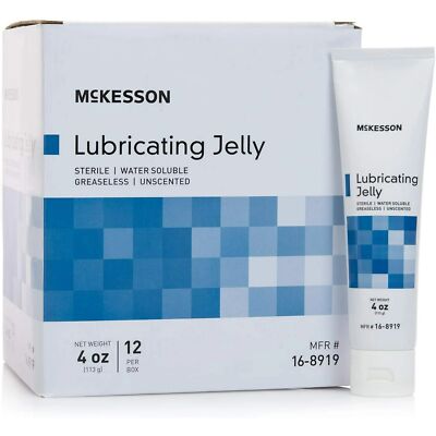 McKesson Lubricating Jelly 4 oz. Tube Sterile, 2 EA - 16-8919