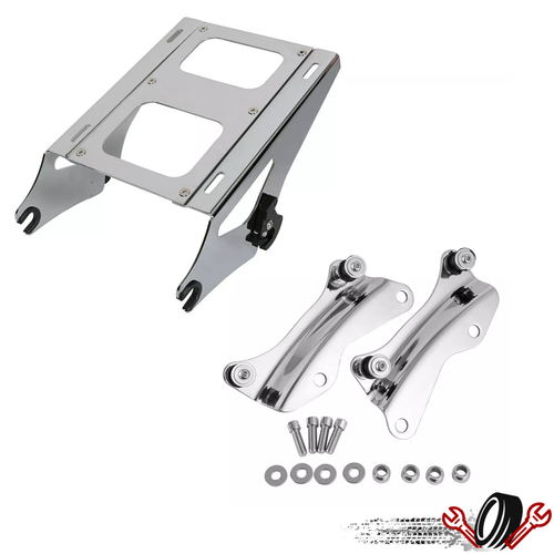 Съемный двухместный Туристический ранец для крепления на стойку для Harley Street Glide 14-24