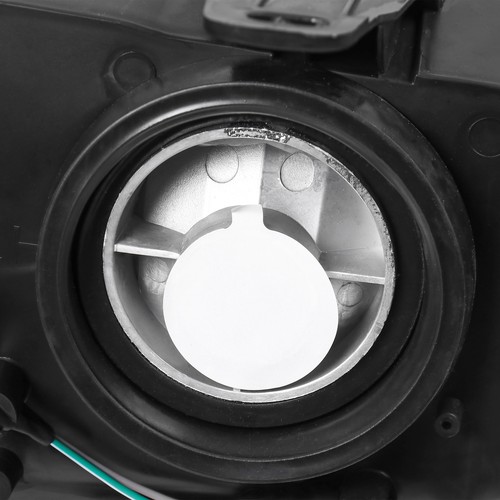 LED DRL Headlights Black Housing For 2007-2013 GMC Sierra 1500 2500HD 3500HD