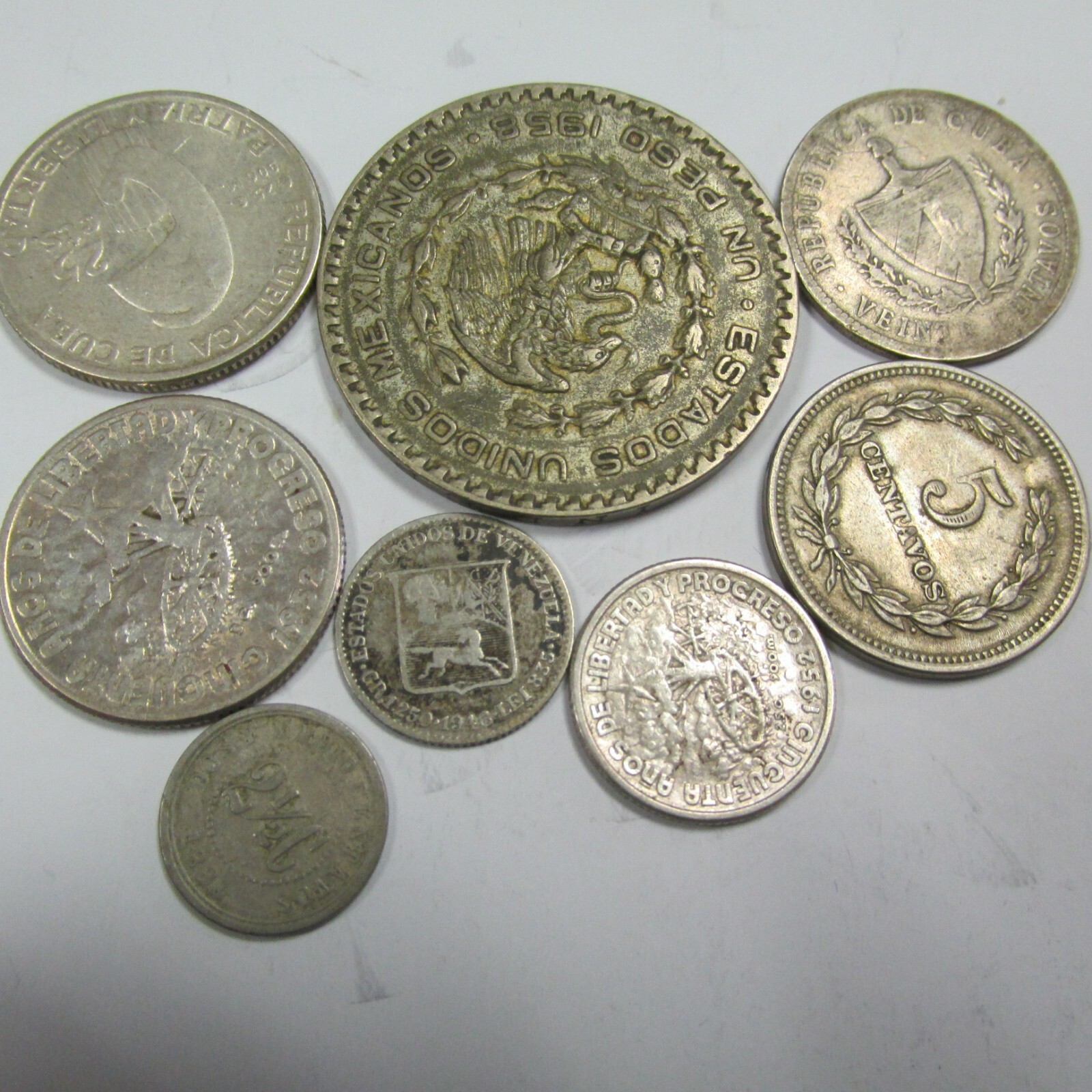 EL SALVADOR VENEZUELA COLUMBIA MEXICO MORE! MOSTLY SILVER