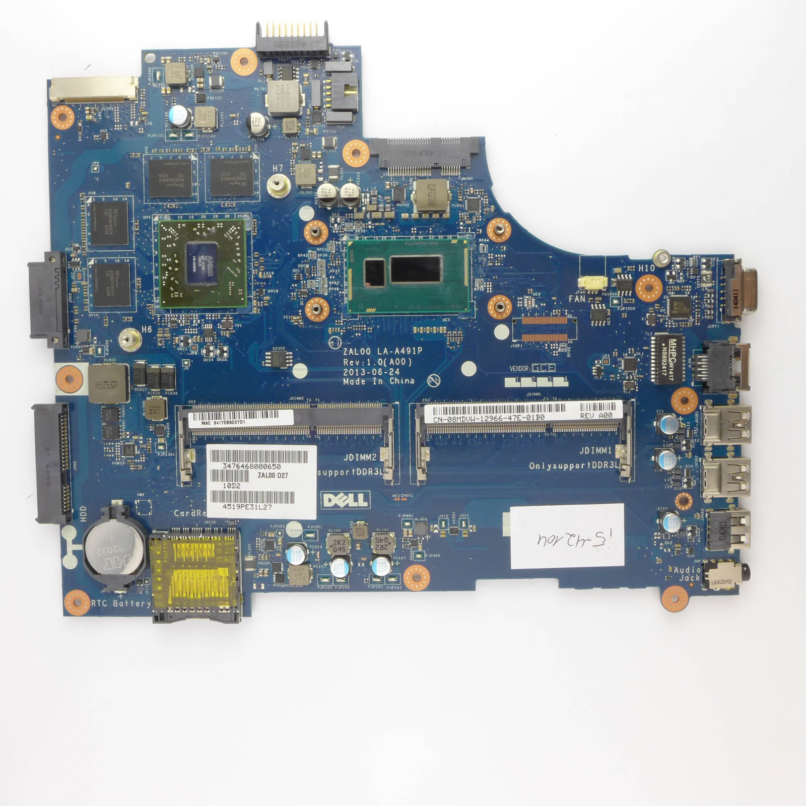 ORIGINAL DELL Latitude 3540 Mainboard i5-4210U Motherboard ✅