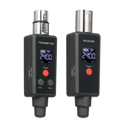 Wireless Transmitter Receiver UHF System XLR Connect Dynamic Condenser Mic Z3C1
