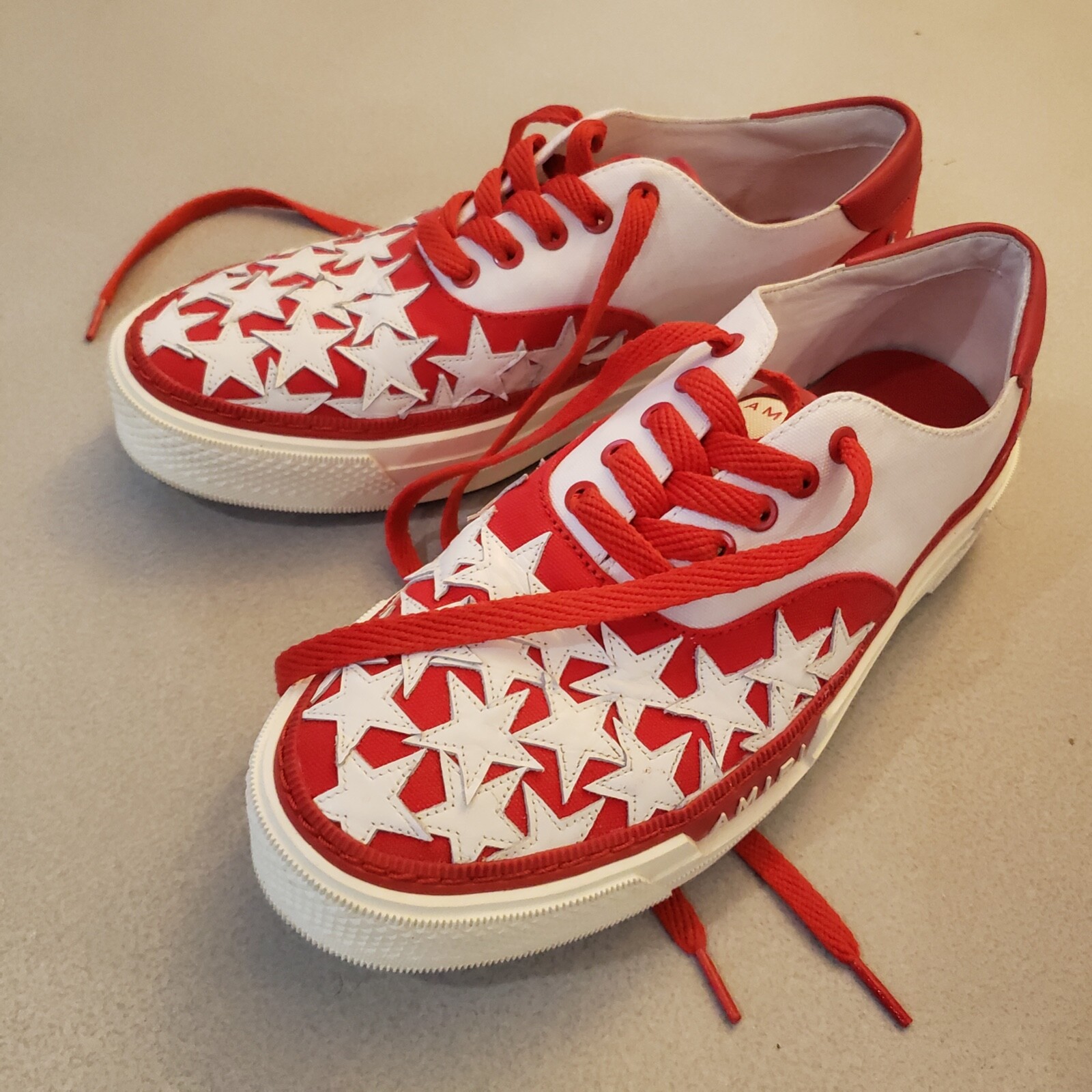 スニーカー AMIRI SNEAKERS RED AMIRI Skel low-top sneakers for Kids Unisex - Red in UAE