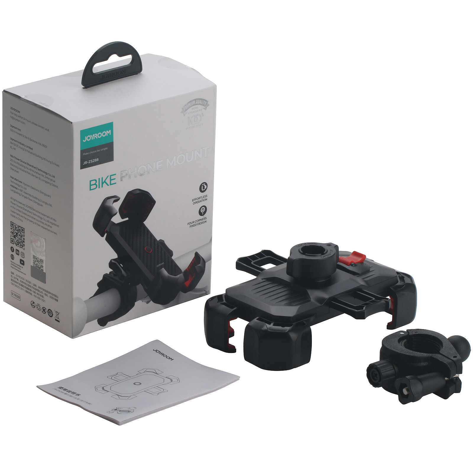 360&deg; Motorcycle Bike Phone Holder Mount Auto Lock 100mph Military Anti-Shake