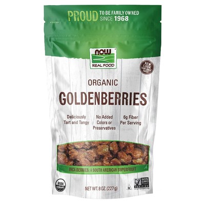 NOW FOODS GoldenBerries, органическая - 8 унций.