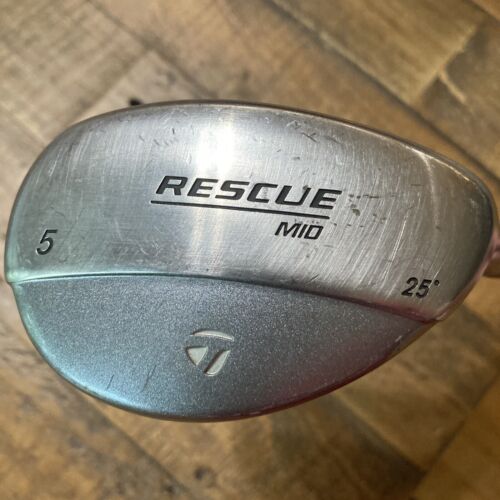 WOMEN'S RH TAYLORMADE RESCUE MID 25° 5 HYBRID~Mas2 Ladies FLEX~Golf Pride~37.75”