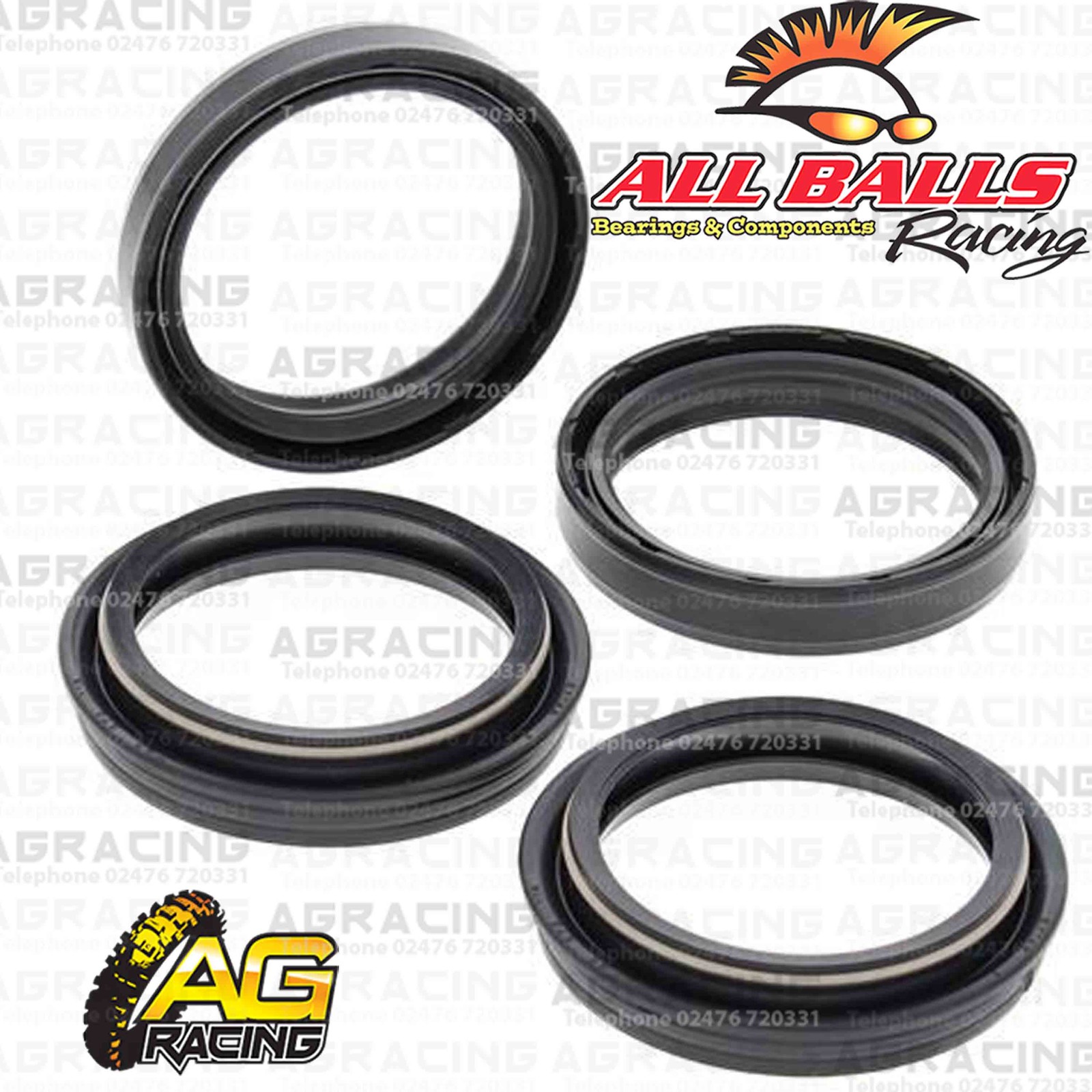 All Balls Fork Oil Seals & Dust Seals Kit For KTM Freeride 250R 2016 16 Bike New