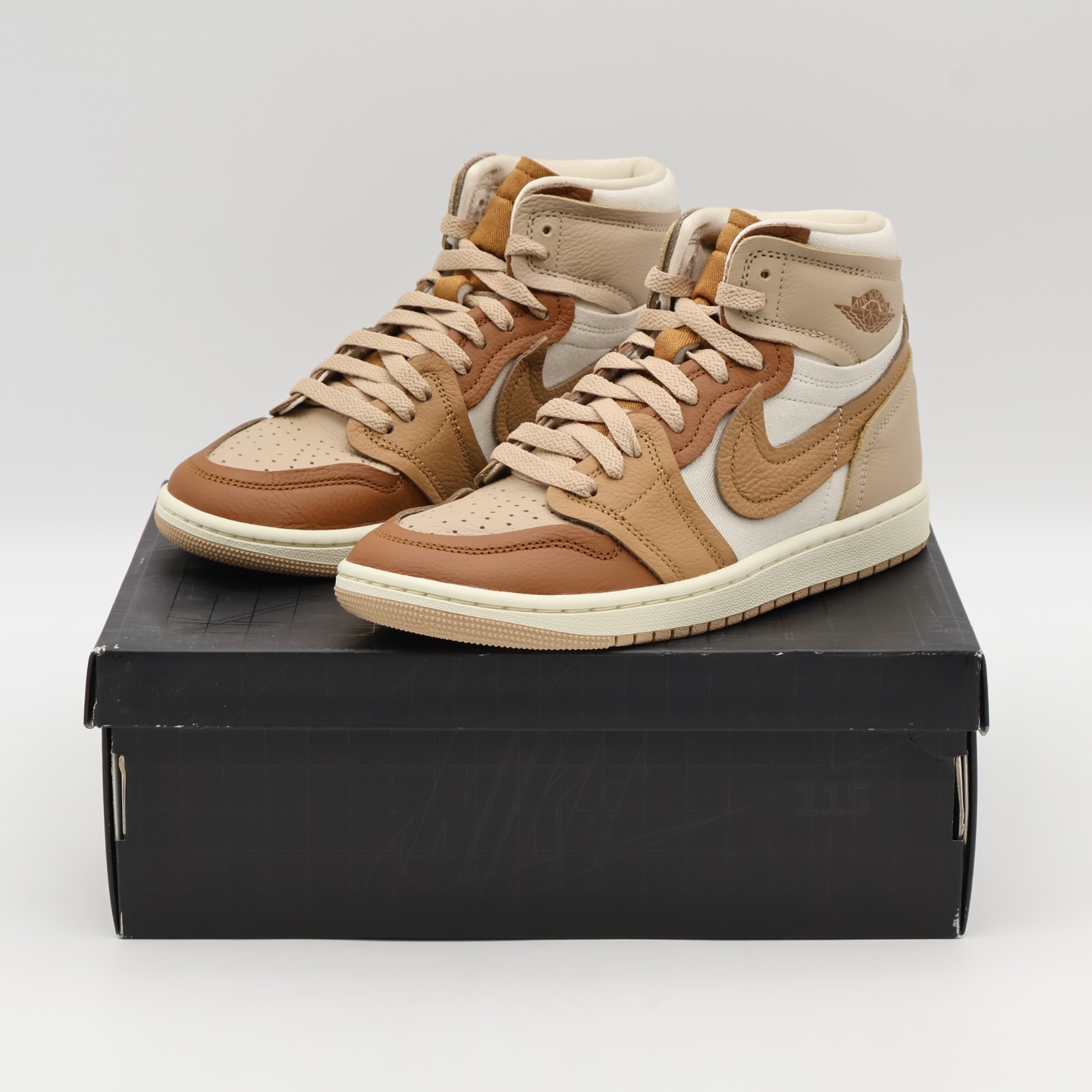 FB9891-200 Nike Air Jordan 1 MM High Legend Medium Brown