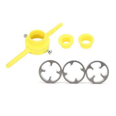 3-Piece PVC Pipe Die Set Thread Maker Tool For Plumbing ERT