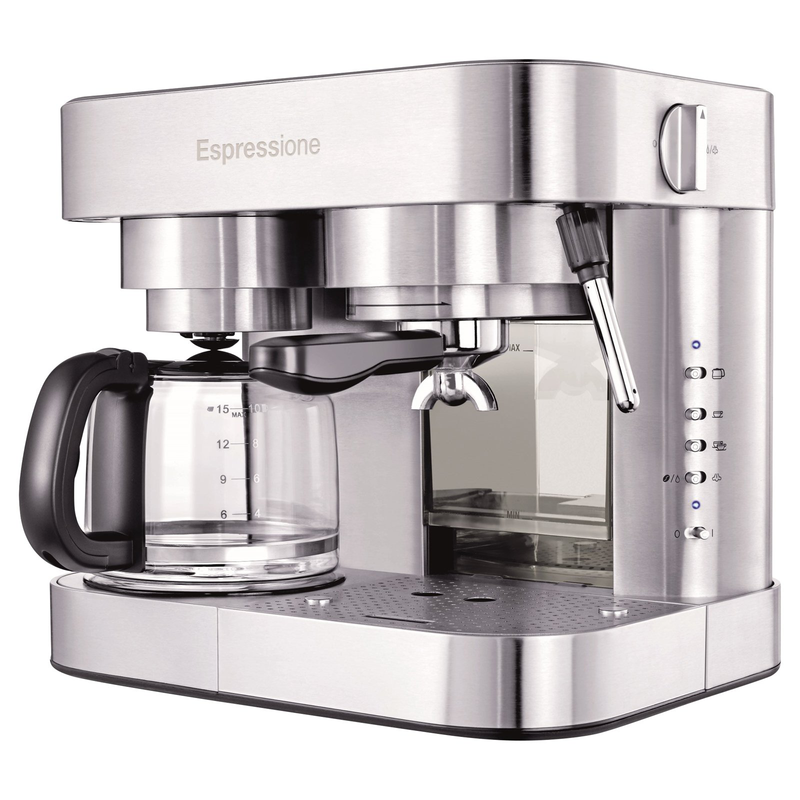 Espresso Machine Stainles Steel Combination