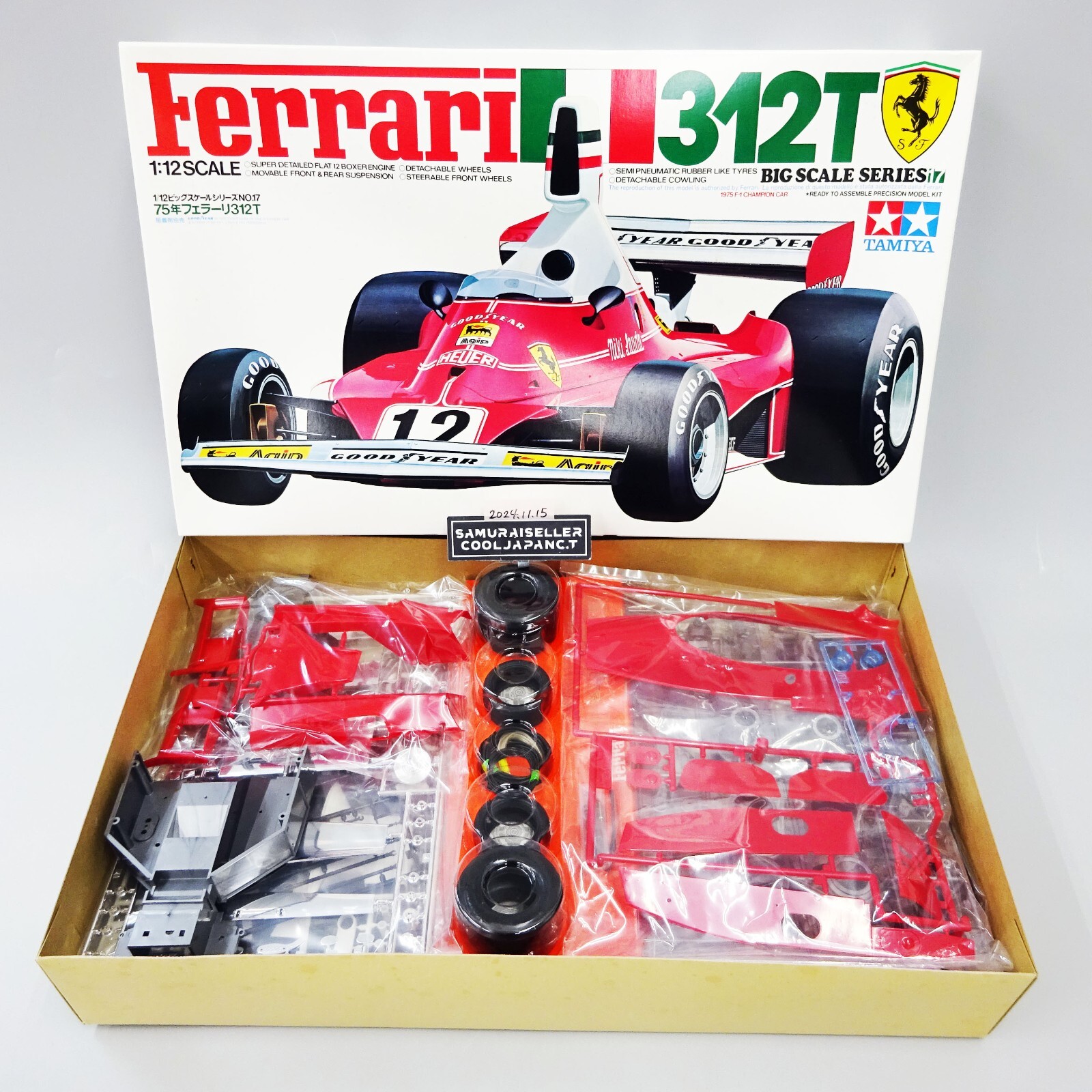 TAMIYA フェラーリ312T4 プラモデル タミヤ フェラーリ312T4 1⁄12BIG