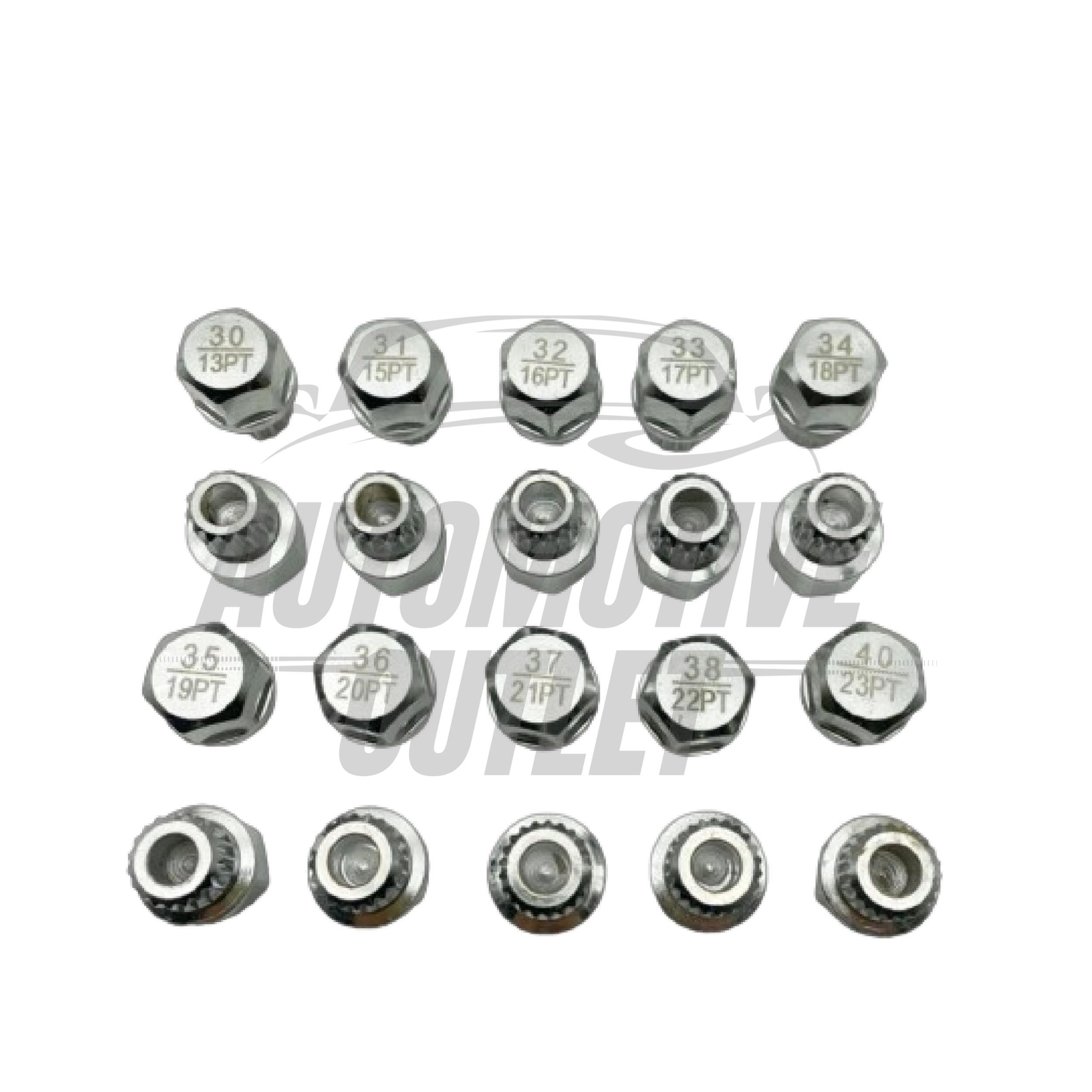 MASTER LOCKING WHEEL NUT SECURITY KEY ABC 33 / 17 SPLINE BOLT  RIBS FOR BMW MINI 6