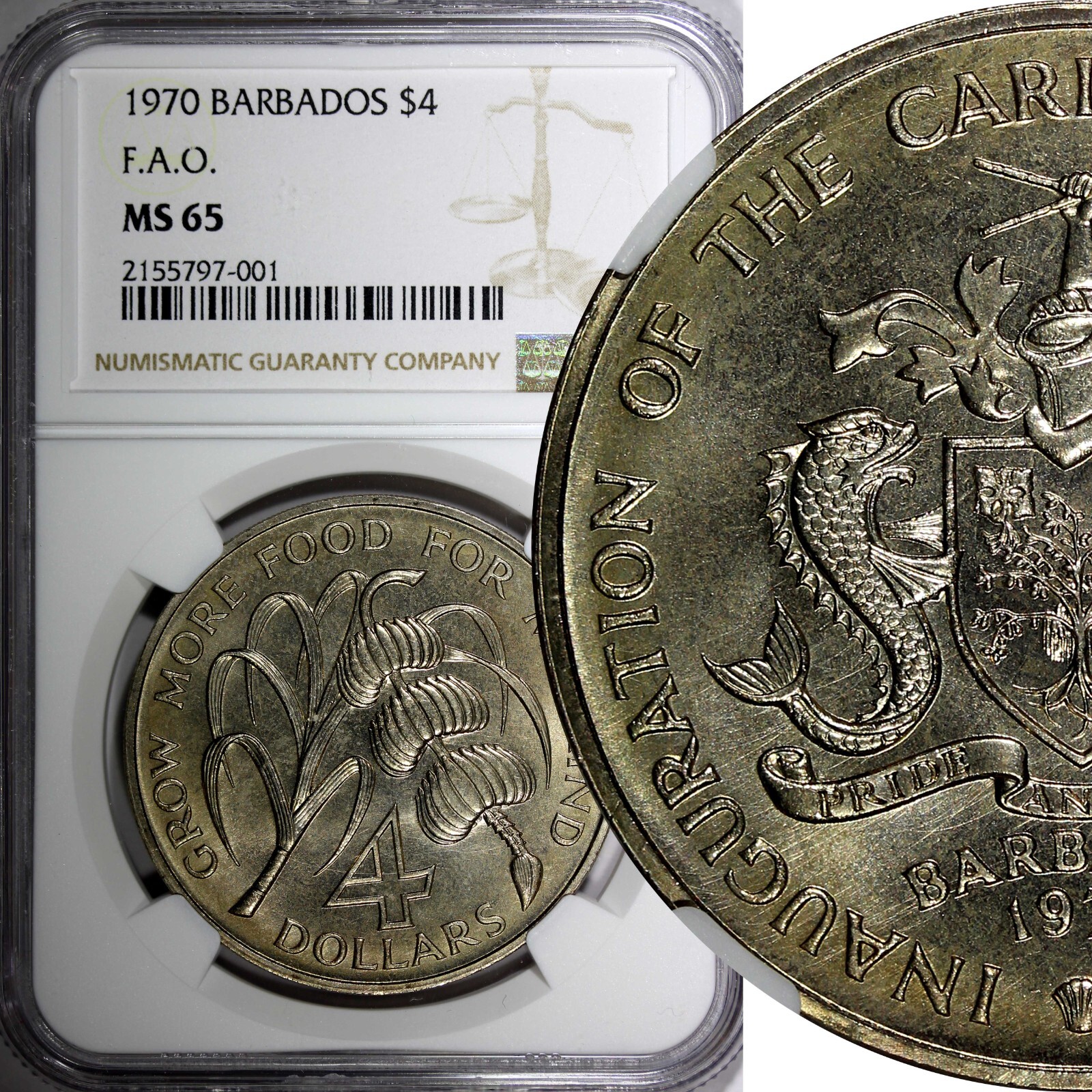 バーミューダドル　1970 バーミューダドル 1970 25 cents 1970 - 1985, Bermuda - uCoin.net
