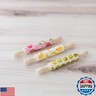 Wooden Mini Rolling Pin, 7 Inches Long, Pack of 6, Perfect for Fondant, Pasta, Baking in the Kitchen, Play-doh, Crafting and Imaginative Play, by Woodpeckers