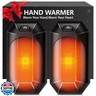 WARMHAND AI Hand Warmers Rechargeable 2 Pack,Portable Electric Hand Warmer Reusable,AI Smart Chip Hand Warmer for Outdoor Golf Hunting Camping Accessories,Warm Winter Gifts for Men Women Kids(Black)